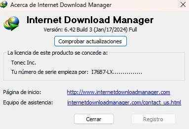 Internet Download Manager Full 6.42 Build 3 Final Español