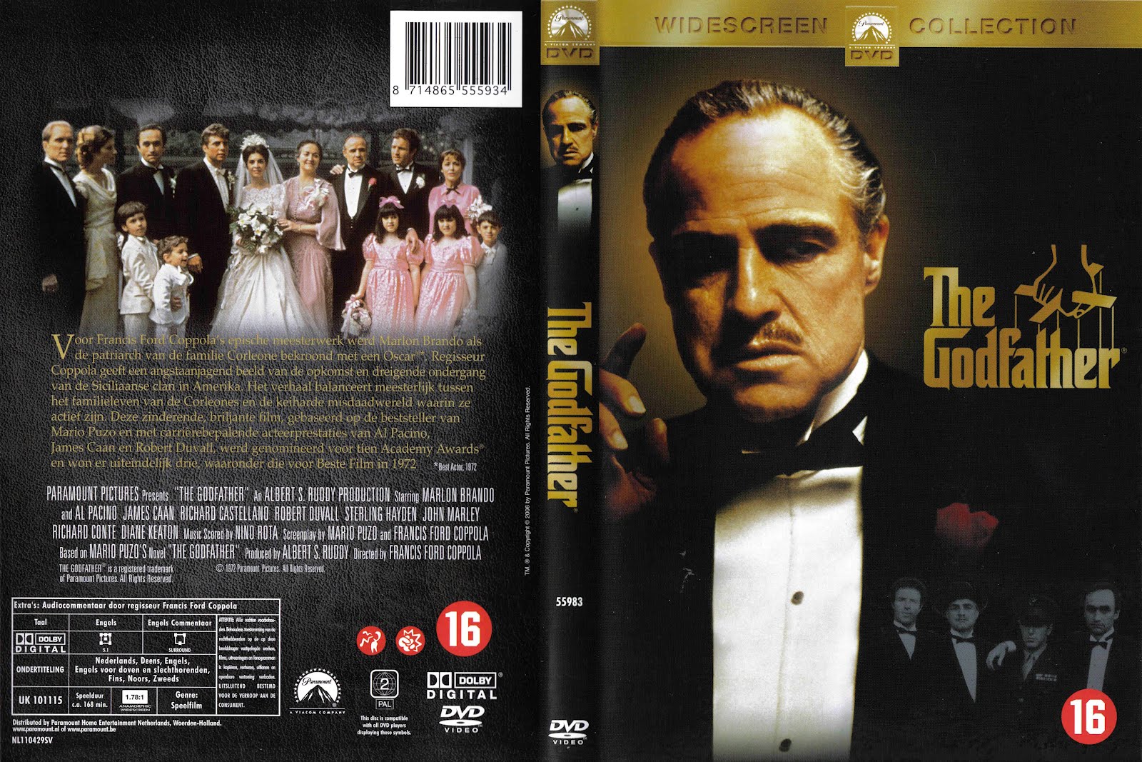 The Godfather Dvd Front Cover