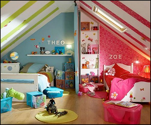 Boy Girl Bedroom Themes