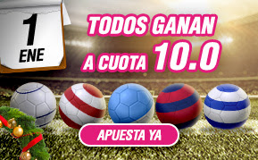 wanabet a CUOTA 10 Jornada Liga BBVA Año Nuevo 1 enero