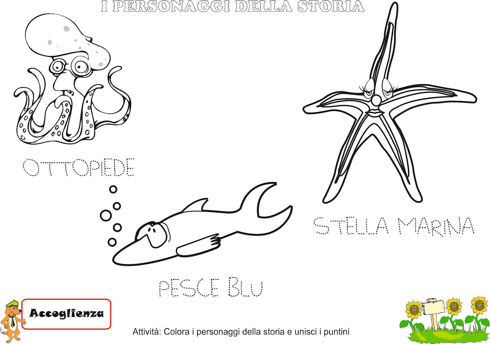 Queste due schede sono il plemento della lettura della storia A breve pubblicher² i lavori fatti con i bambini i cartelloni e i cartamodelli