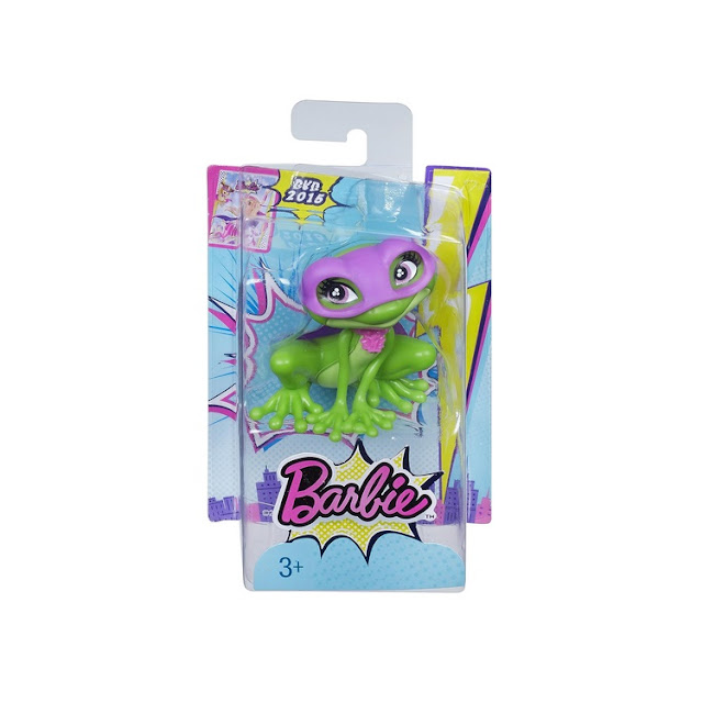 Barbie Super Princesse : figurine super-grenouille.