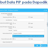 Panduan/Cara Mengisi Data KIP/PIP Tahun 2019 di Aplikasi Dapodik