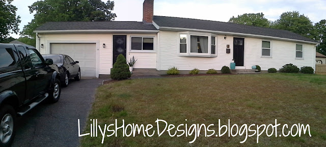 Front door makeover Lilly's Home Designs Modern Masters Black Elegant