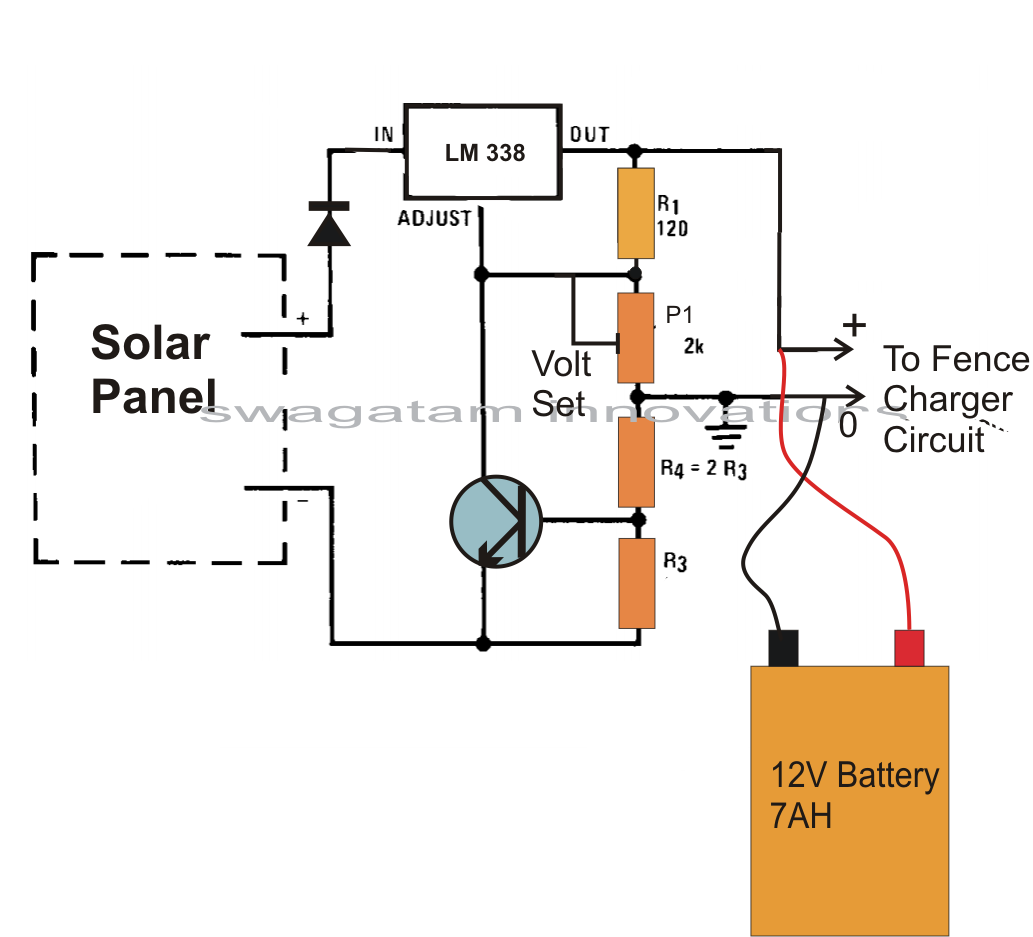 ... this Solar Powered Fence Charger Circuit - Electronic Circuit Projects