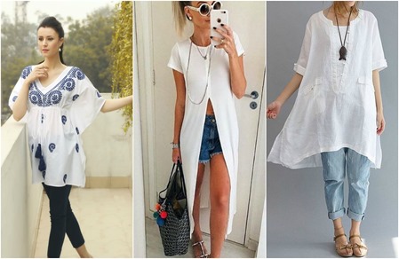 White-kurtas-with-Jeans-Mystylespots