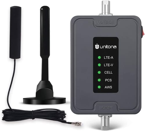 UUNITONA Cell Phone Signal Booster for Car Auto RV Truck