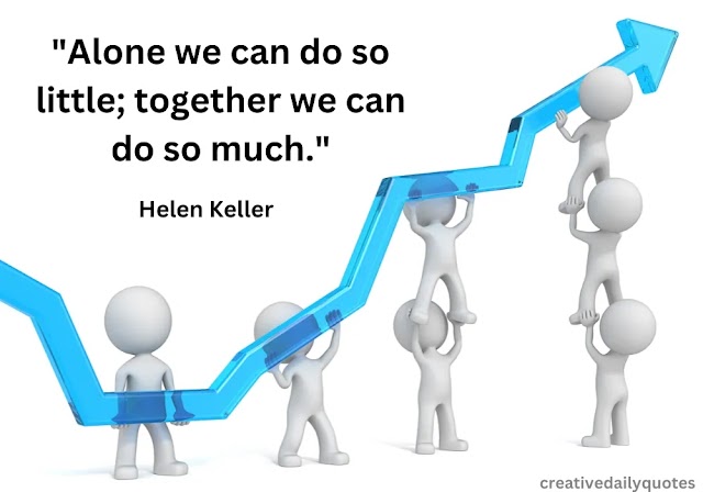 Quote of The Day (Team Work Quote)