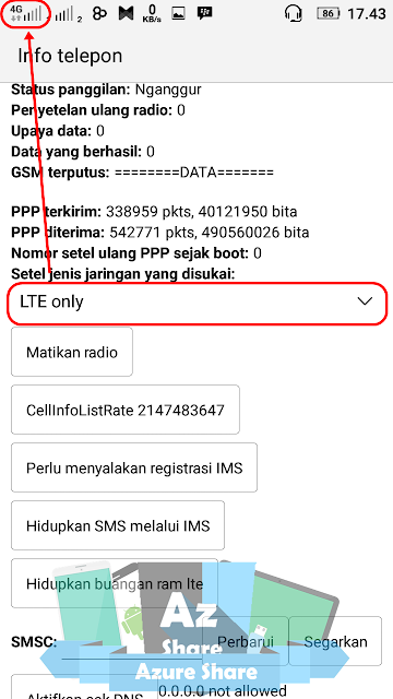 AZShare - Cara Mengunci Sinyal Android ke 4G LTE Step 5 (3)