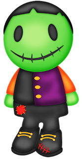 Clipart de Monstruos de Halloween.