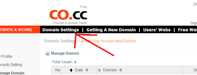 Cara Memperpanjang Gratis Domain Co.Cc