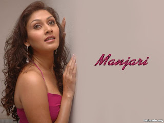 manjari hot pic in pink top