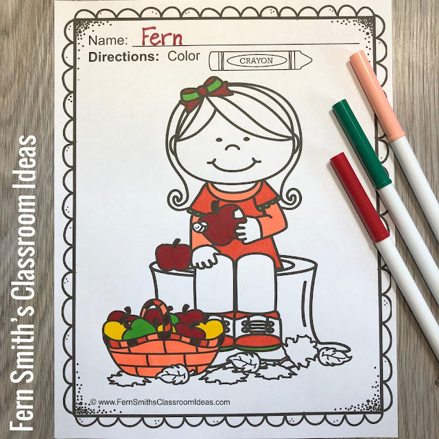 Click Here to Download This Apples Coloring Pages Resource For Your Classroom Today!