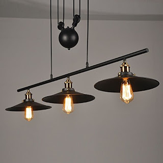 gambar lampu gantung kuningan dengan gaya minimalis
