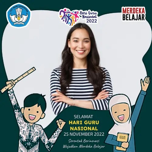 twibbon hari guru nasional 2022 kemdikbud dan kemenag