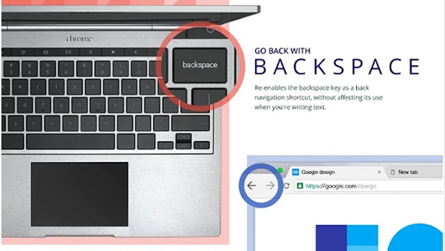 7°  GO BACK WITH BACKSPACE