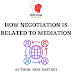 WHAT IS NEGOTIATION? HOW NEGOTIATION IS RELATED TO MEDIATION