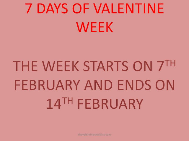 valentine week list 2021 calendar