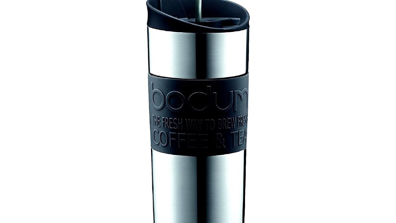 Bodum Insulated Plastic Travel French Press Coffee And Tea Mug