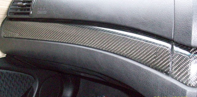 BMW E46 Carbon Fibre interior trim set dash trims door gear surround