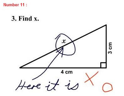 funny student answer: trigonometry