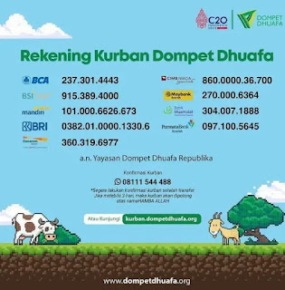 rekening untuk kurban Dompet Dhuafa