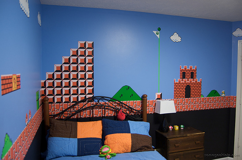 Super mario brothers world 1 1 bedroom