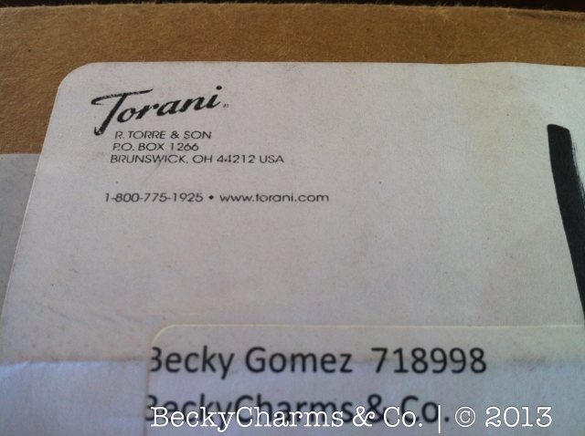 Torani New Product Real Cream Frappe Sample by BeckyCharms