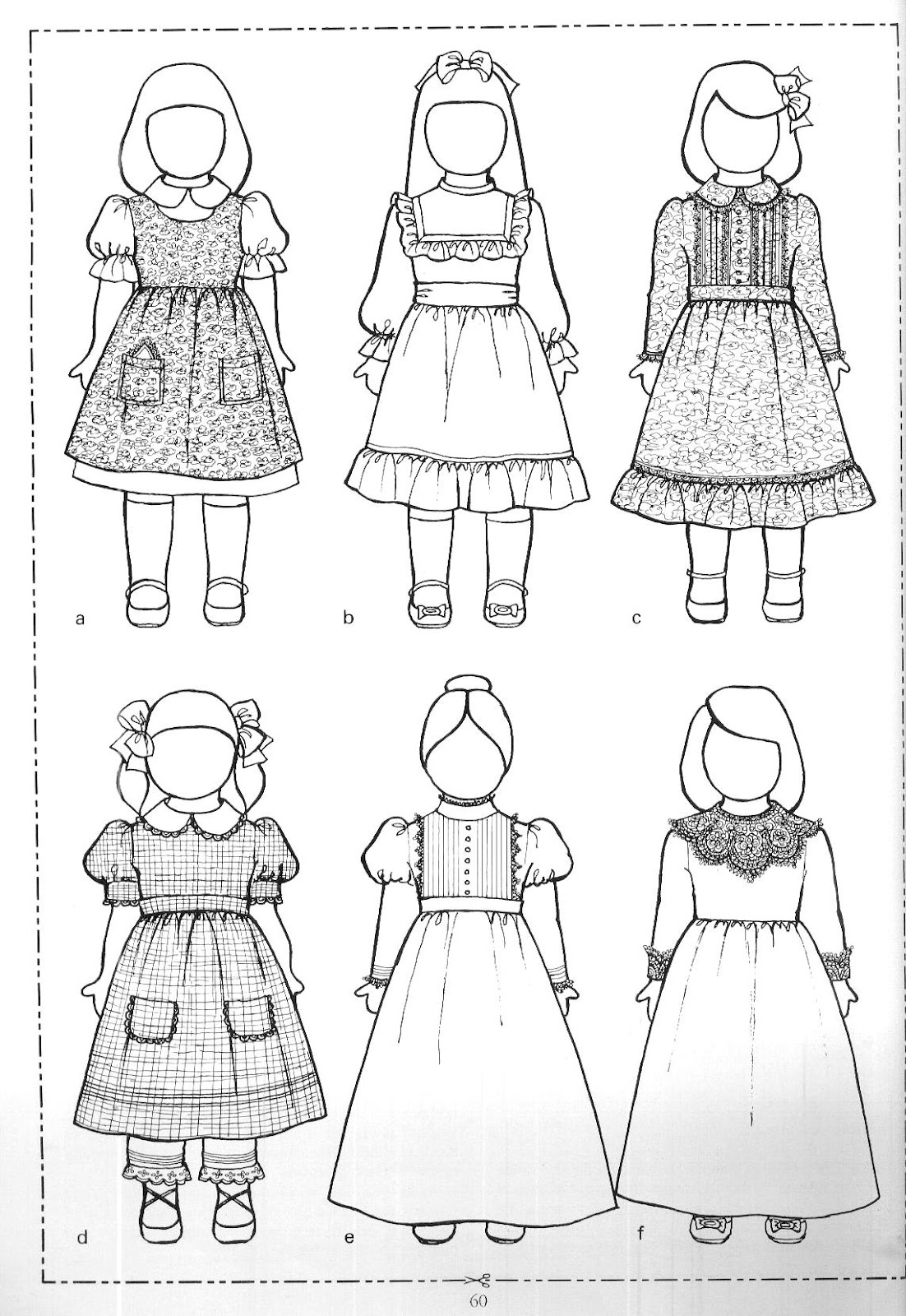Download I have several doll clothing patterns for you! All of these can be adapted to fit 16" - 18" - 20 ...