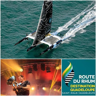 Route du Rhum 2022 victoire de Charles Caudrelier.https://ptitrapporteurdumagarin.blogspot.com/2022/11/charles-caudrelier-sur-maxi-edmond-de.html