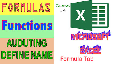 Learn Formula Tab in Excel in Hindi Urdu