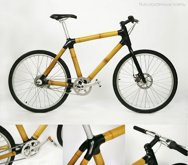 Designer brasileiro cria bicicleta de bambu e ainda ajuda comunidade carente