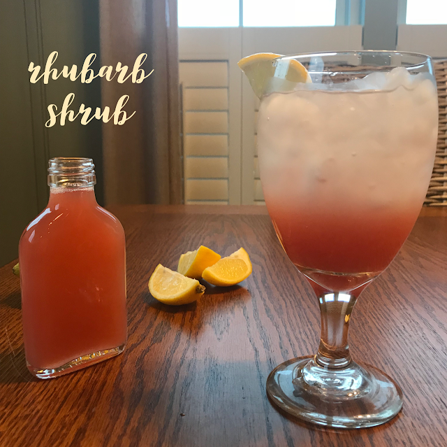 rhubarb shrub