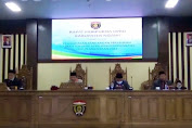 Paripurna DPRD Kabupaten Ngawi Dalam Acara Pembahasan Ranperda Tentang APBD Tahun Anggaran 2021