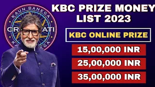 KBC Lottery Prize Money Tax Charges