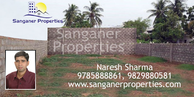 Commercial Land near Iskcon Temple Road in Sanganer