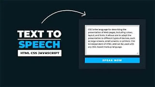 javascript text to speech