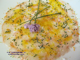 Carpaccio de gambas