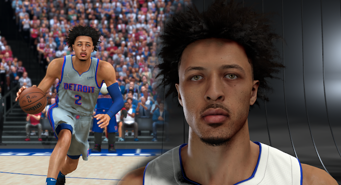 Cade Cunningham Cyberface by PPP (alt hair by Dr. Toboggan) | NBA 2K22