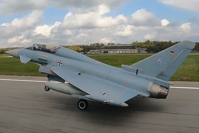 NATO Secretary General flies Eurofighter