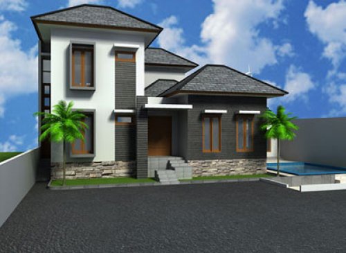  CONTOH  RUMAH  MODERN TROPIS Inspirasi Desain Rumah  