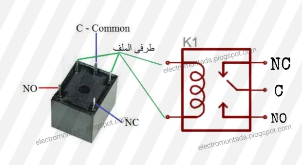 شرح أقطاب الريلاي