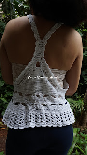 free crochet racer back top pattern