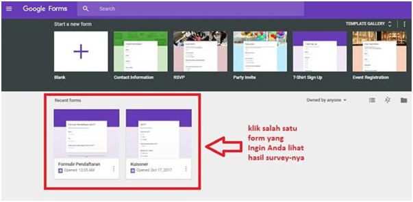 Panduan mudah membuat Google Form