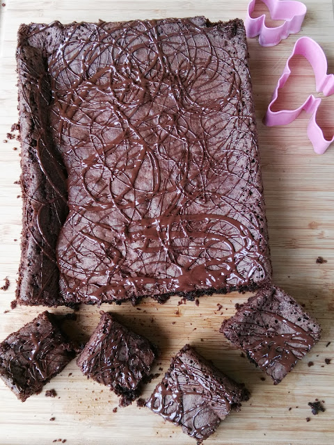 schokoladiger Brownie Kuchen
