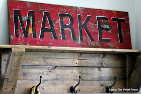 Make a vintage inspired sign with this chippy paint technique