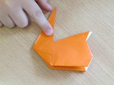 Játékos tanulás és kreativitás Origami nyuszi