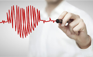 A graph of a heart beat that resembles the shape of a red heart to illustrate a customer service strategy that focuses on first winning the hearts of new customers