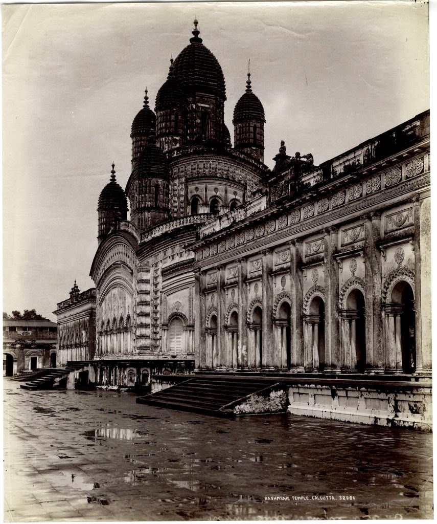 Dakshineswar Kali Temple in Calcutta (Kolkata) - c1890's