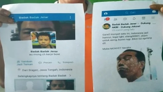 Polres Sragen Tangkap Pemilik Akun Penghina Presiden Jokowi